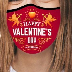 2/$15 Valentine's Day Fashion Face Mask